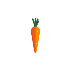 carrot isolated on white