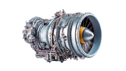 Jet Engine Isolated