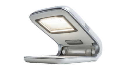 Modern LED Desk Lamp on Transparent Background