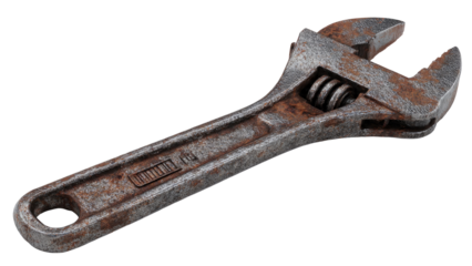 Old Adjustable Wrench