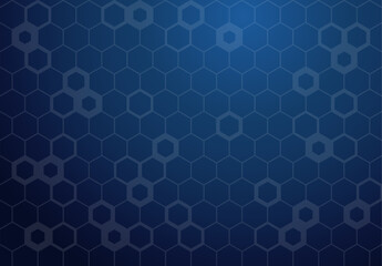 Hexagon seamless pattern. Medical technology and chemical design background. Geometric abstract background with different hexagons. Vector illustration