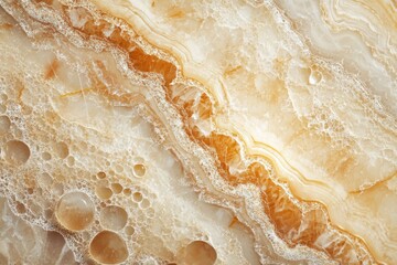 Obraz premium Natural marble macro detail with droplets, smooth stone pattern
