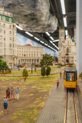 Makieta miniaturowe miasto Warszawa w miejscu "Kolejkowo" w Warszawa. © smoku7979