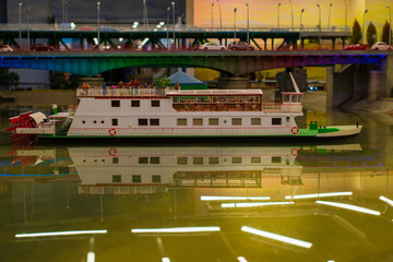 Makieta miniaturowe miasto Warszawa w miejscu "Kolejkowo" w Warszawa.