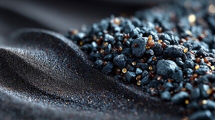 Closeup volcanic dust particles forming rough surface wallpapers