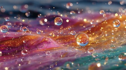 Colorful oil spill texture on water images