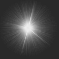 Obraz premium png vibrant glow with sparkle shining magic holiday starlight brilliant beam lens burst dust abstract fantasy illuminated bright ray background sparkling flare white effect