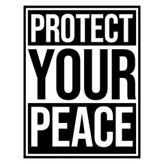 Protect Your Peace Mental Health Wellness Mindfulness Self Care Boundary