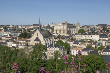 Vue a&eacute;rienne de Poitiers France