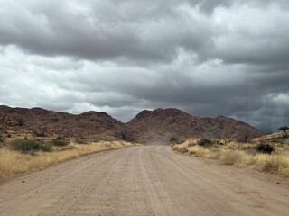 road in the desert
