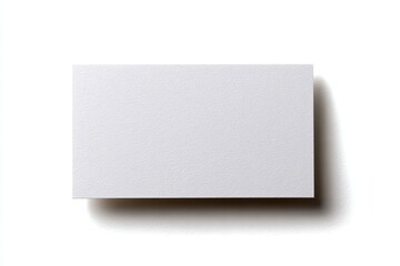 Minimalist Corporate Identity Card on Clean Surface. Blank Template for Professional Presentation