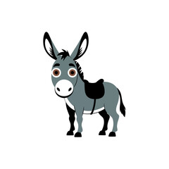 Alpaca icon on White Background Vector Art Illustration on white background.