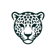 Jaguar icon on White Background Vector Art Illustration on white background.