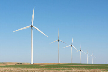 wind turbine in the field