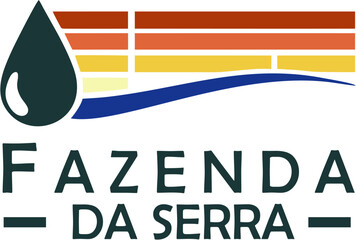 Logotipo Fazenda Gota Campos Coloridos FORMATO EPS