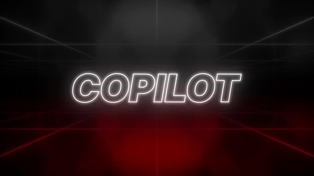 CoPilot Text 80s Style &ndash; Retro Aesthetic Background