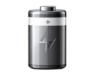 Solid Battery Symbol Vector Icon