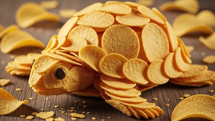 cookies on a wooden table