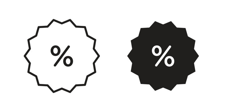 Promotion icons vector Collection Clipart Pack. icon with editable line stroke