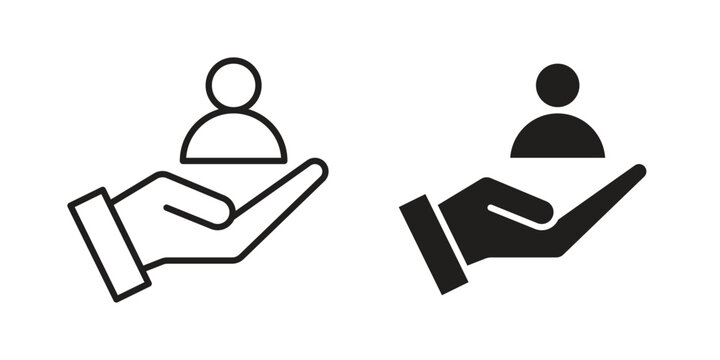 Retention icons vector Collection Clipart Pack. icon with editable line stroke