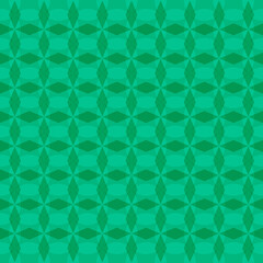 Geometric Green Pattern Background