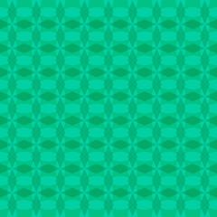 Geometric Green Diamond Pattern Background