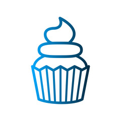 Cupcake icon deign template