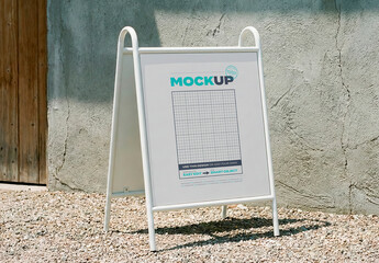 Stand Sign Mockup
