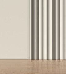 Fototapeta premium Large luxury modern bright interiors Living room mockup illustration 3D rendering image