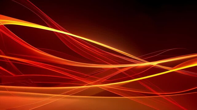 赤い光が交錯する情熱的な抽象背景 脈打つ発光エフェクト