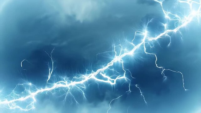 稲妻を追うパニング映像