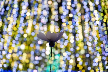 日立駅前のクリスマスイルミネーション