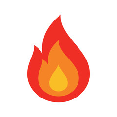A flame design with multiple layers of color, from yellow at the core to orange and red at the edges, forming a stylized fire icon. © Lili