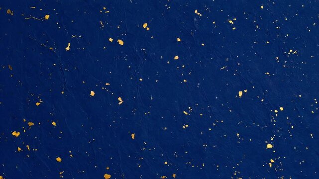 濃紺と金箔の高級和紙風テクスチャ 右パン