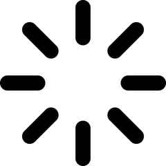Loading spinner icon - wait progress circle outline