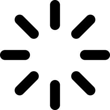 Loading spinner icon - wait progress circle outline