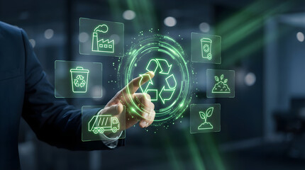 Circular Economy Interface: Managing Waste and Sustainable Production