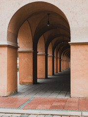 archway in the old town of opole poland
