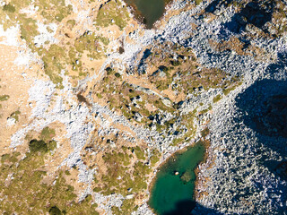Landscape of Rila Mountain near Malyovitsa Lakes, Bulgaria