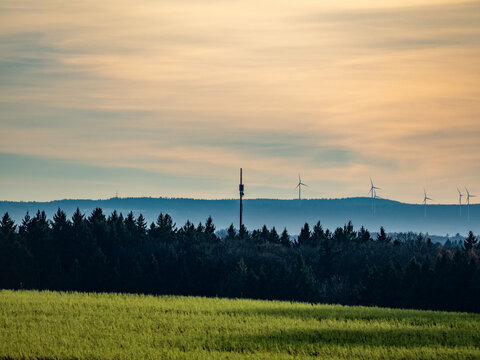 Sendemast in der Ferne