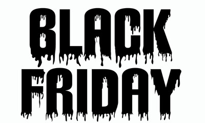 Typografy black friday