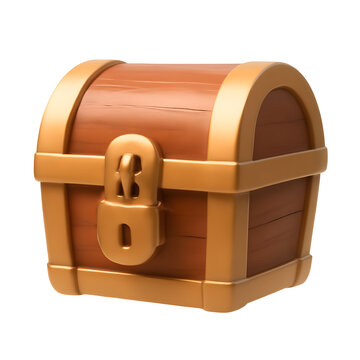 Wooden Treasure Chest Icon
