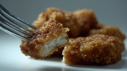 Crispy Chicken Nuggets: Fried Food, Fast Food, Dinner