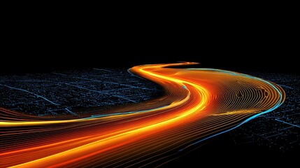 Data Stream Abstract: Technology, Future, Innovation