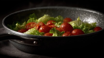 Fresh Salad Recipe: Cherry Tomatoes and Lettuce Mix