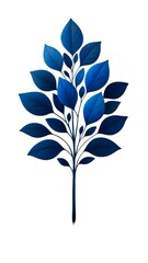blue flower vector illustration