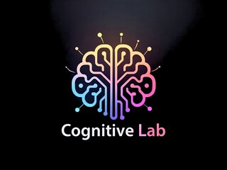 Vibrant abstract digital brain circuit representing artificial intelligence, machine learning, and cognitive computing