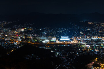 世界新三大夜景　長崎夜景　稲佐山山頂展望台からの眺望