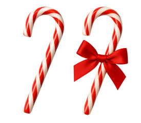 Candy Cane Set &ndash; Classic and Ribbon Decorated