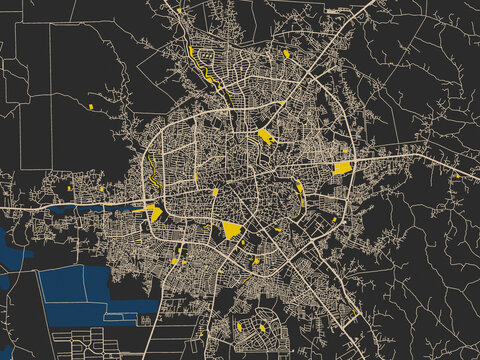 Graphic city map artwork of Rasht, Iran
